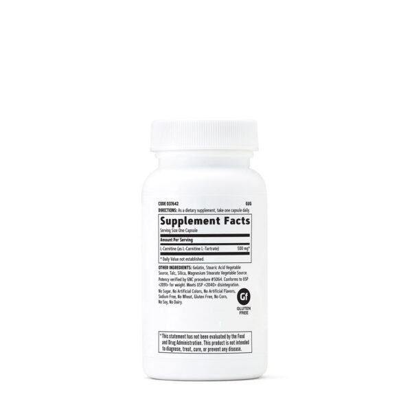 GNC L-CARNITINE 500MGS - Imagen 2