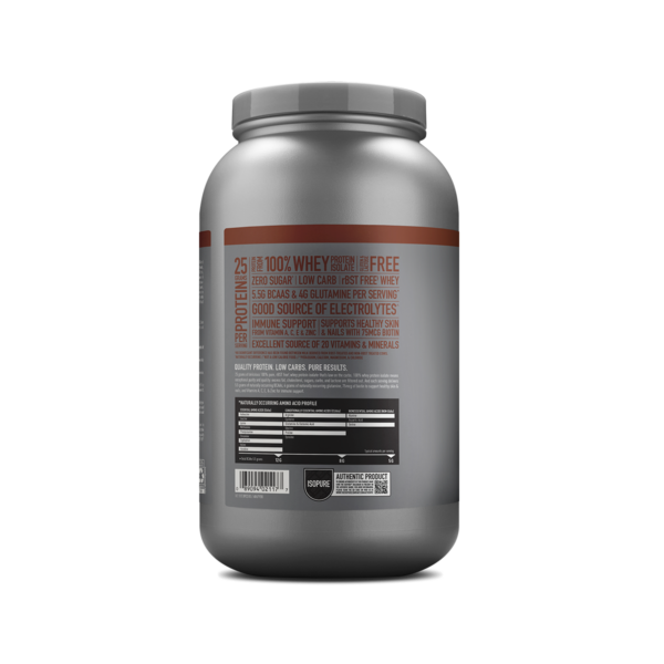 ISOPURE LOW CARB DUTCH CHOCOLATE - Imagen 3