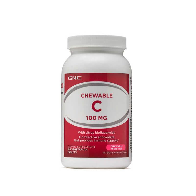 VITAMIN C 100MGS 180 CHEWTAB GNC El Salvador