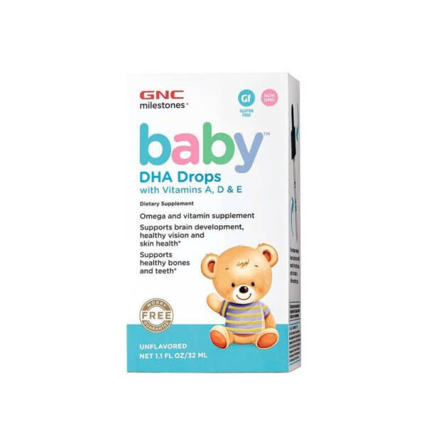 BABY DHA DROPS WITH VITAMINS A, D & E 60 ML