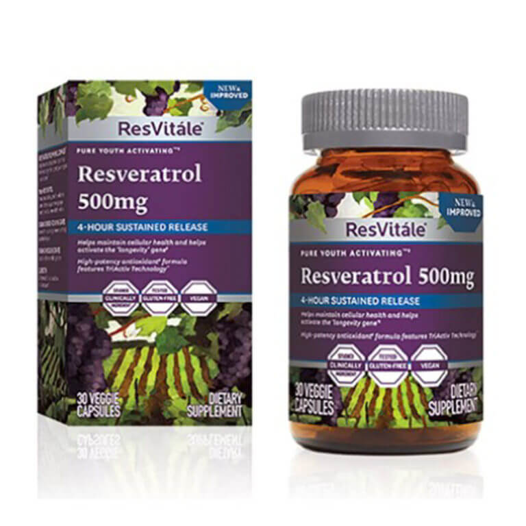 ResVitále® Resveratrol 500 mg 30 caps GNC El Salvador