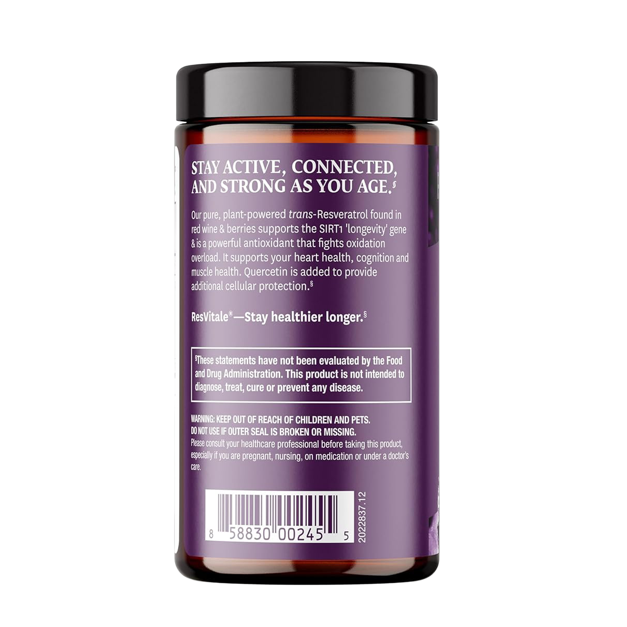 ResVitále® Resveratrol 500 mg 30 caps - Imagen 2