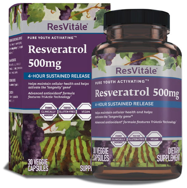 ResVitále® Resveratrol 500 mg 30 caps