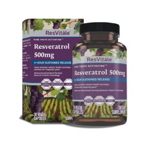 ResVitále® Resveratrol 500 mg 30 caps