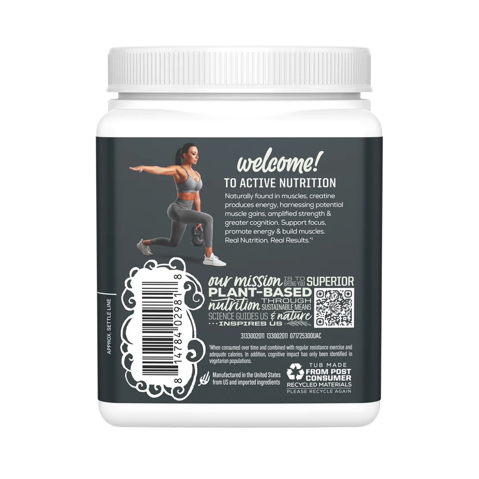 Creatina Sunwarrior Active 300g - Imagen 3