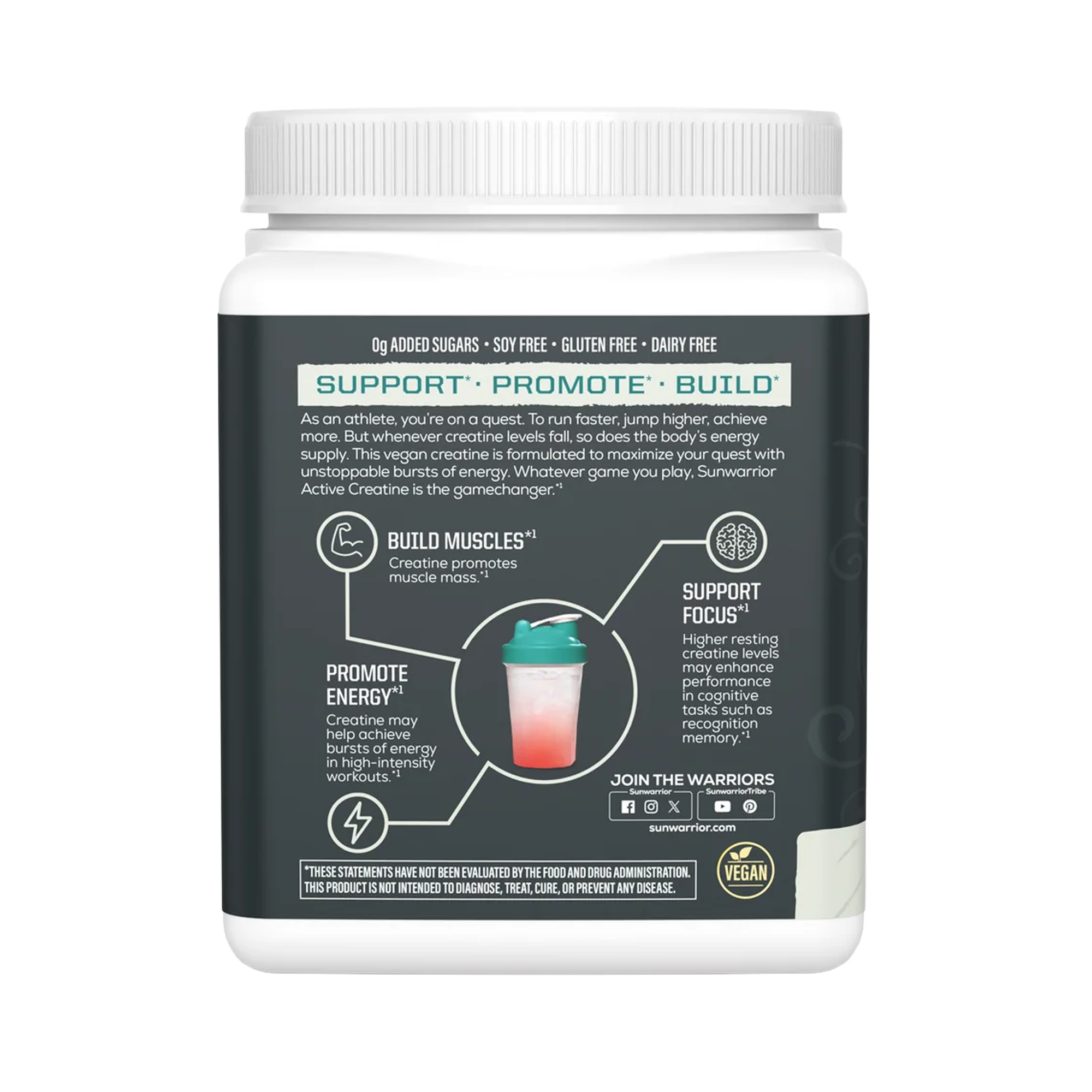 Creatina Sunwarrior Active 300g - Imagen 2