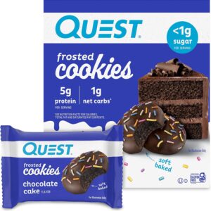 Quest galletas de proteína glaseadas 8 unidades | BOX