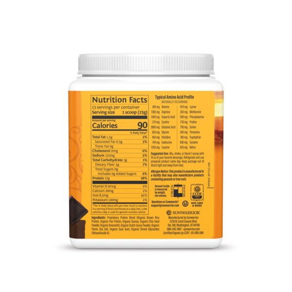 Proteina Sunwarrior Classic Plus - Imagen 2