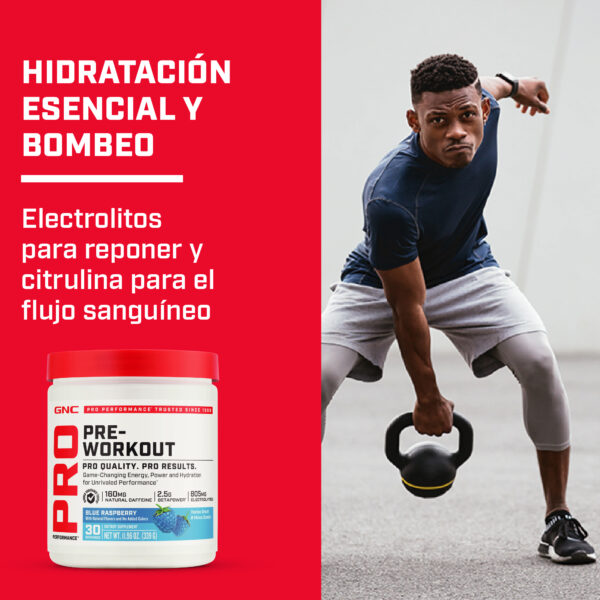Pro Performance® Pre-Workout - Blue Raspberry - Imagen 4