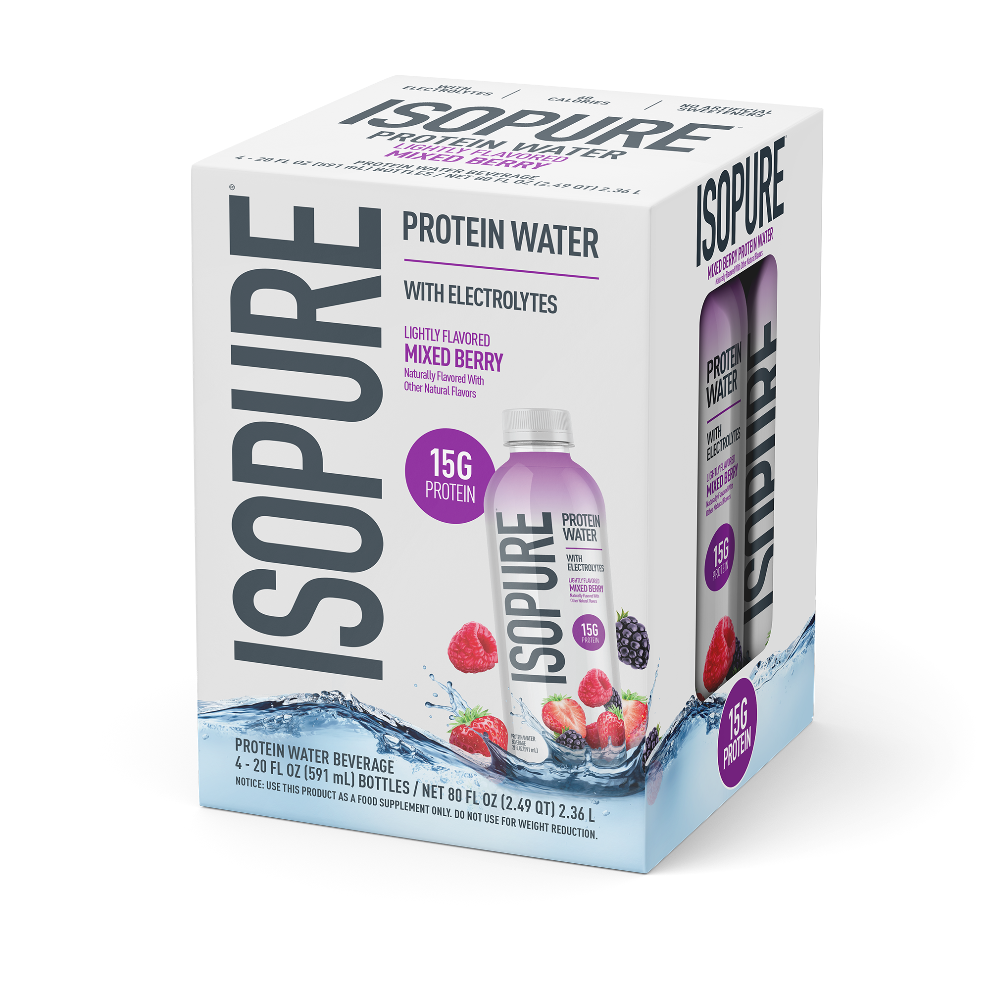 Isopure® Protein Water | 4 Pack